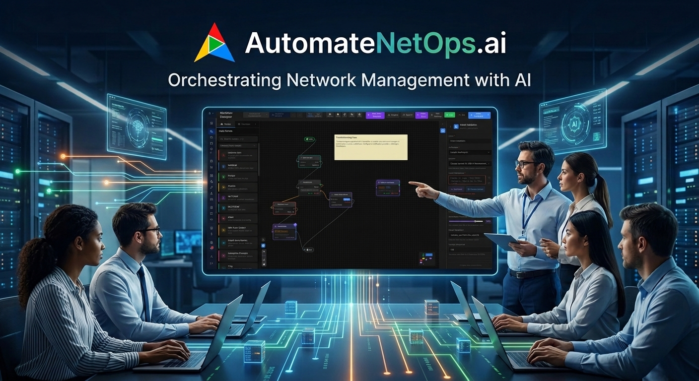 Network operations team using AutomateNetOps.AI platform